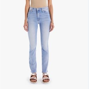 Mother Denim, the Dazzler flood in suite petals wash